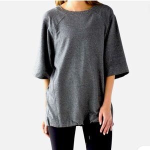 Lululemon size 10 oversized gray Women's Top